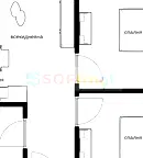 Тристаен апартамент в Център, София с асансьор