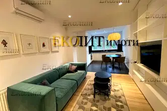 Луксозен 3-стаен апартамент в Център, София с климатизация