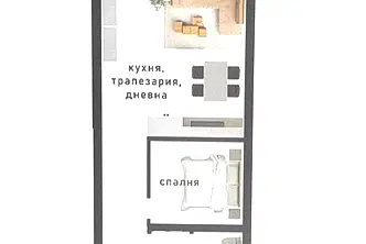 Двустаен апартамент в Драгалевци с модерно строителство