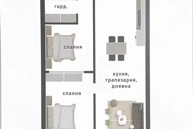 3-bedroom apartment in Sofiya, Dragalevci