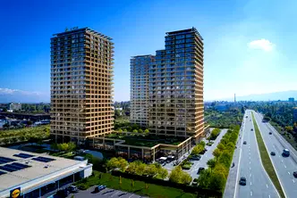 Двустаен апартамент с панорамна гледка в Дружба 1, София