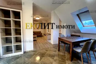 Луксозен 3-стаен апартамент с панорамна тераса в Горна баня