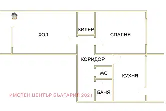 Двустаен апартамент в Хаджи Димитър с функционално разпределение
