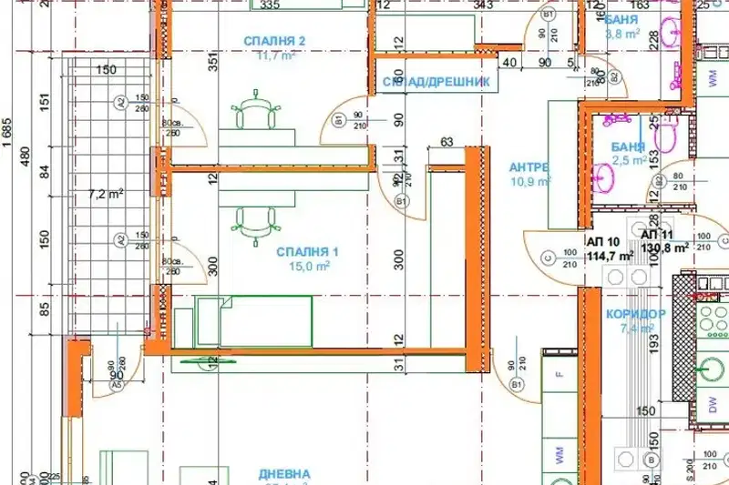 4-bedroom apartment in Sofiya, Hadji Dimityr