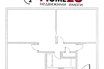 Двустаен апартамент с три отделни стаи в Изток, София