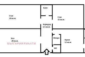 Тристаен апартамент с две тераси в Красна поляна 3, София