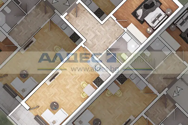 2-bedroom apartment in Sofiya, Krasno Selo
