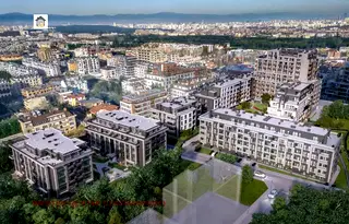 Двустаен апартамент с тераса в Кръстова вада, София