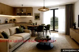 Двустаен апартамент в Кръстова вада с тераса и паркинг