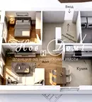 Двустаен апартамент с тераса в Кръстова вада, София
