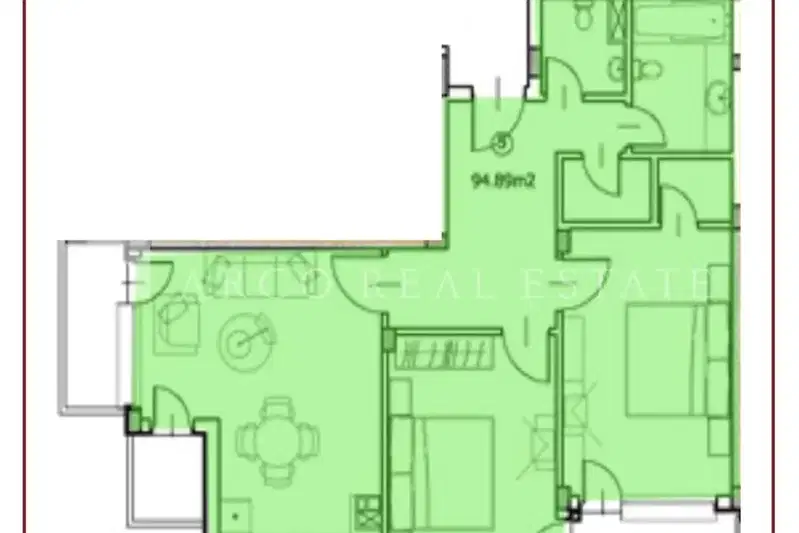 3-bedroom apartment in Sofiya, Krystova Vada