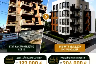 Двустаен апартамент в Левски с модерно строителство