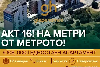 Едностаен апартамент в Левски Г с тераса и асансьор