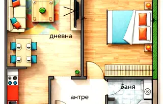 Двустаен апартамент в Левски Г с асансьор и паркомясто