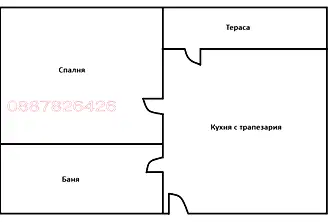 Двустаен апартамент в Левски Г, София, тухлено строителство