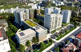 Двустаен апартамент с балкон в Лозенец, бул. Черни връх