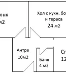 Просторен 2-стаен апартамент в Люлин 10 с потенциал за преустройство