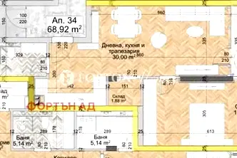 Двустаен апартамент в София, Люлин 2