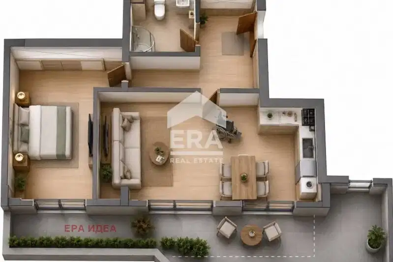 2-room apartment with yard in Lyulin 8, Sofia