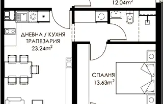 Тристаен апартамент в Люлин 9 с паркомясто и асансьор