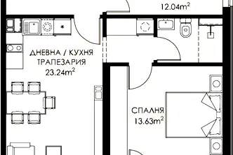 Тристаен апартамент в Люлин 9 с паркомясто и асансьор