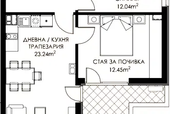 Тристаен апартамент в Люлин 9 с паркомясто и асансьор