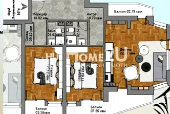 Тристаен апартамент с тераси в м-т Гърдова глава, София