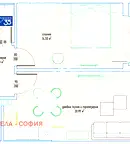 2-стаен апартамент с двор в Малинова долина, София