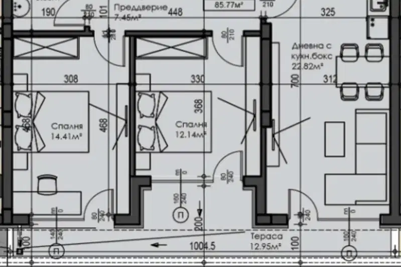 3-bedroom apartment in Sofiya, Malinova Dolina