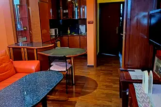Двустаен апартамент с тераса и гледка към Витоша в Младост 1