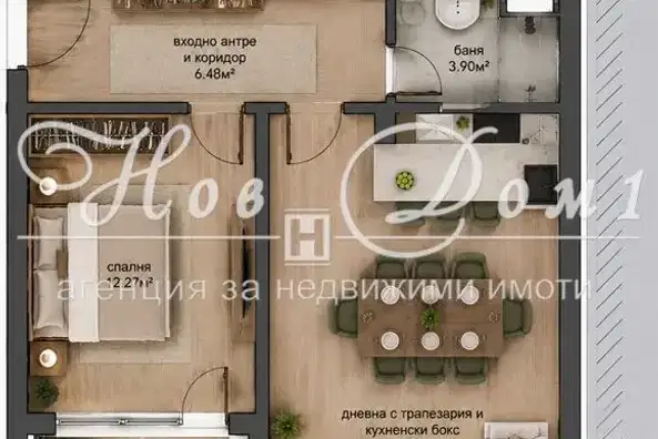 3-bedroom apartment in Sofiya, Mladost 2