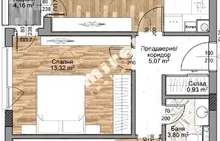 Тристаен апартамент в Младост 4 с тераса, ново строителство