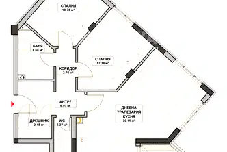 Тристаен апартамент в Младост 4 с паркомясто и асансьор