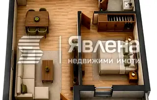 Двустаен апартамент в Модерно предградие с паркомясто