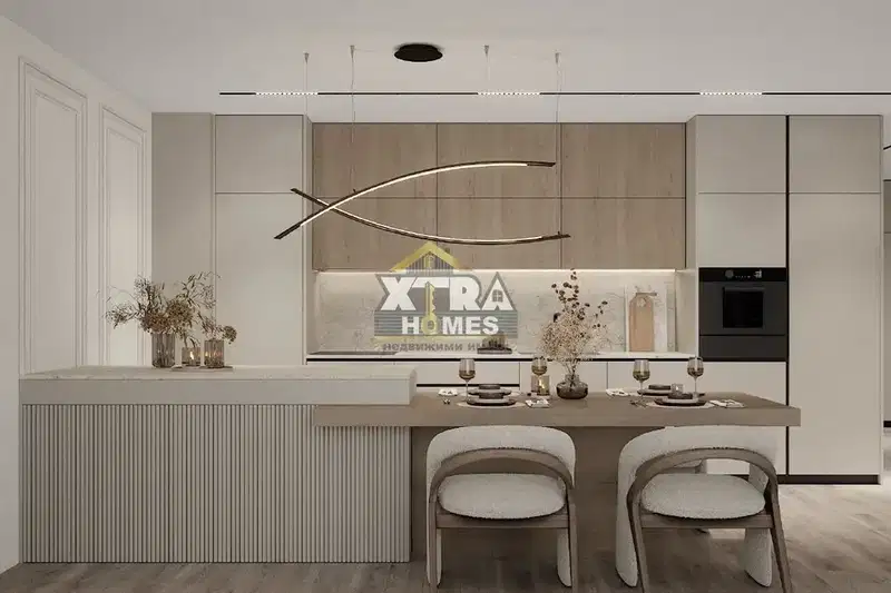 Spacious 3-room apartment in Oborishte with two balconies
