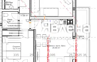Тристаен апартамент в Овча купел 1 с източно и южно изложение