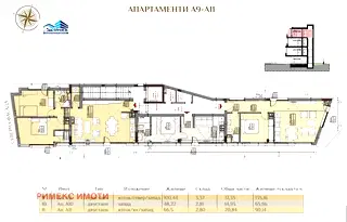 Двустаен апартамент 92 кв.м в Овча купел с тераса