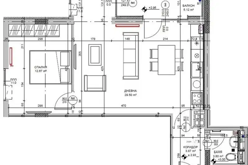 2-bedroom apartment in Sofiya, Ovcha Kupel