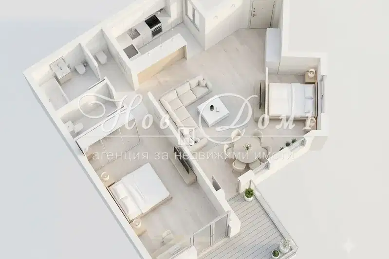 2-bedroom apartment in Sofiya, Ovcha Kupel