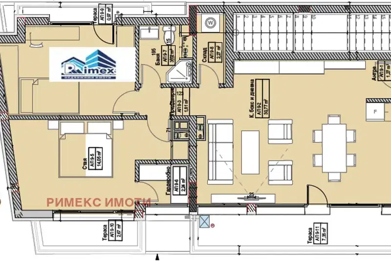 3-bedroom apartment in Sofiya, Ovcha Kupel