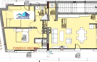 Тристаен апартамент с три тераси в Овча купел, София