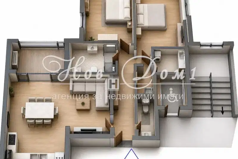 3-bedroom apartment in Sofia, Ovcha Kupel