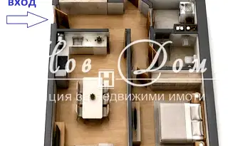 Тристаен апартамент в Овча купел с ново строителство и паркинг