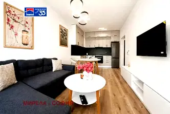 Двустаен апартамент с панорамна тераса в Овча купел 2, София