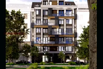 Двустаен апартамент с балкони в Света Троица, София