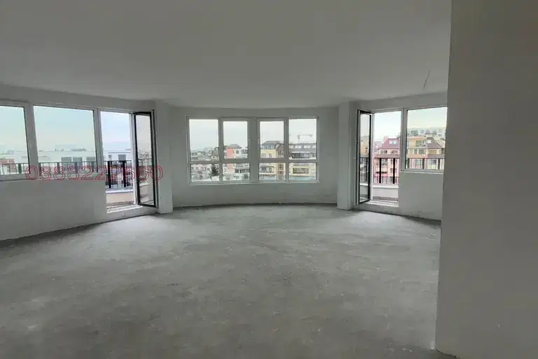 Three-room apartment with two terraces in Vitosha district, Sofia