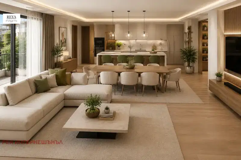 Three-room apartment with terrace in Vitosha district, Sofia