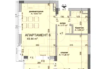 Двустаен апартамент в Бургас, Созопол