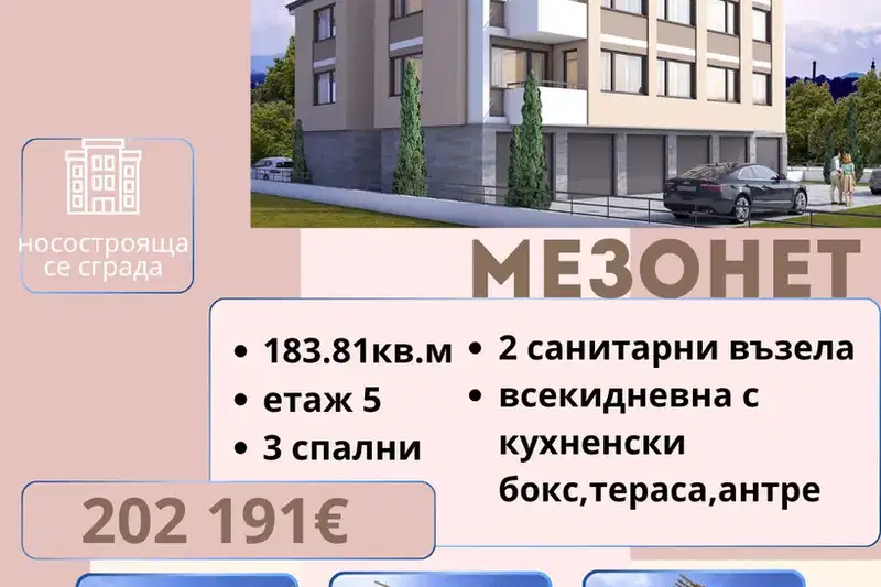 Многостаен апартамент в Стара Загора, Железник - център