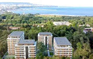 Двустаен апартамент с морска панорама в Аспарухово, Варна